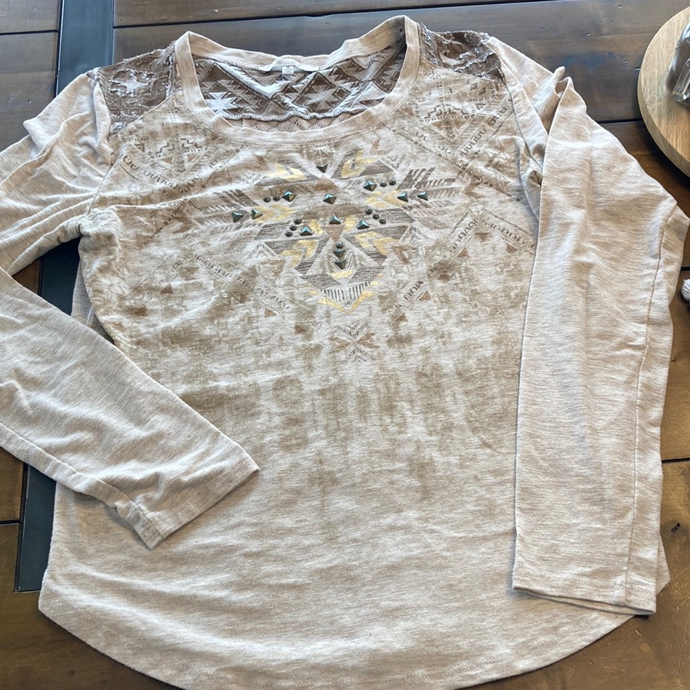 Miss Me long sleeve top